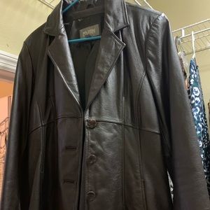 Women’s leather jacket size Large